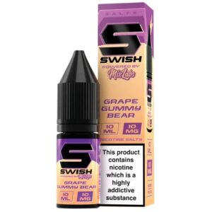 Grape Gummy Bear Swish 10ml Nic Salt Mix Labs