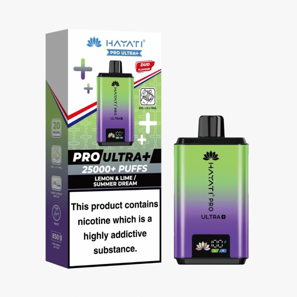 Hayati Pro Ultra Plus 25000 Prefilled Pod Vape Kit 20mg - Image 4