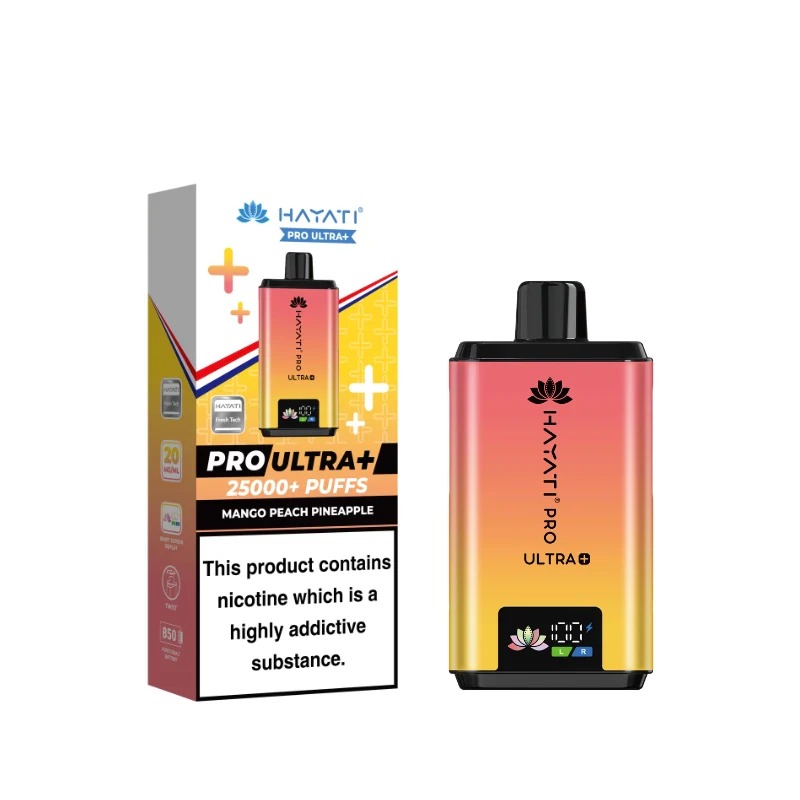 Hayati Pro Ultra Plus 25000 Prefilled Pod Vape Kit 20mg - Image 20