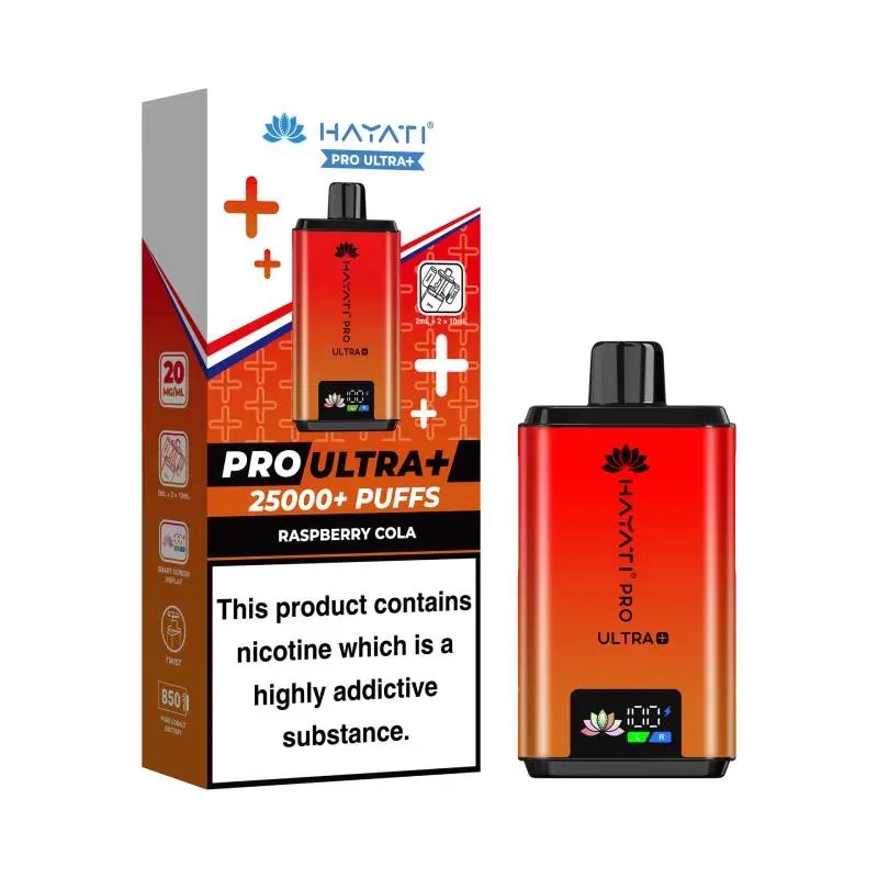 Hayati Pro Ultra Plus 25000 Prefilled Pod Vape Kit 20mg - Image 14