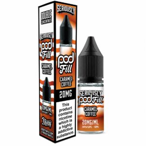 Caramel Coffee 10ml Nic Salt Seriously Pod Fill