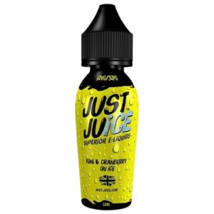 Kiwi & Cranberry On Ice 50ml E Liquid Just Juice Exp