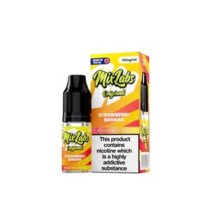 Strawberry Banana 10ml Nic Salt Mix Labs Originals