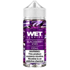 Blackberry Iced 100ml E Liquid Wet Liquids
