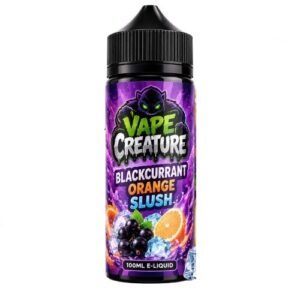 Blackcurrant Orange Slush 100ml E liquid Vape Creature