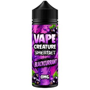 Blackcurrant Sherbet 100ml E liquid Vape Creature