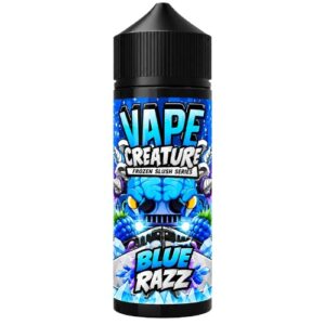 Blue Razz Frozen Slush 100ml E liquid Vape Creature