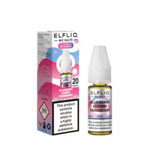 Blueberry Cherry Cranberry 10ml Nic Salt Elfliq By Elf Bar