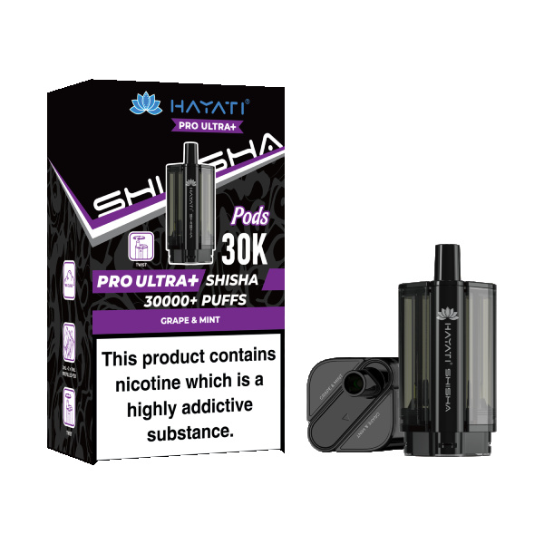 Hayati Pro Ultra Plus Shisha 30k Prefilled Pod - Image 14