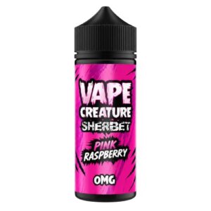 Pink Raspberry Sherbet 100ml E liquid Vape Creature