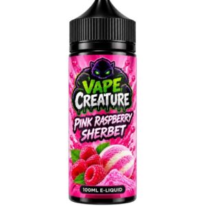 Pink Raspberry Sherbet 100ml E liquid Vape Creature