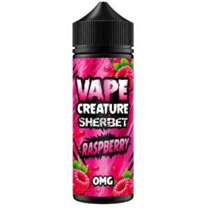 Raspberry Sherbet 100ml E liquid Vape Creature