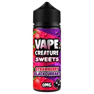 Strawberry Blackcurrant Sweets 100ml E liquid Vape Creature