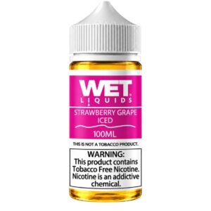 Strawberry Grape Iced 100ml E Liquid Wet Liquids