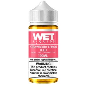 Strawberry Lemon Iced 100ml E Liquid Wet Liquids