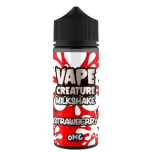 Strawberry Milkshake 100ml E liquid Vape Creature