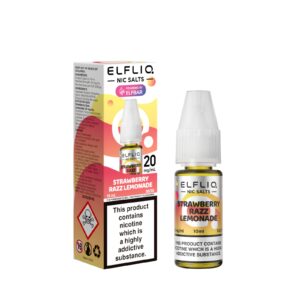 Strawberry Raaz Lemonade 10ml Nic Salt Elfliq By Elf Bar