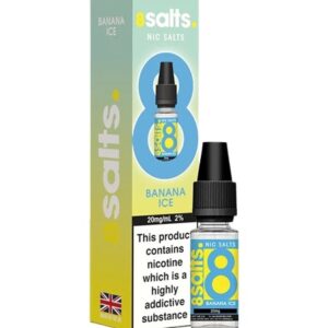 Banana Ice 10ml Nic Salt 8Salts By 88Vape