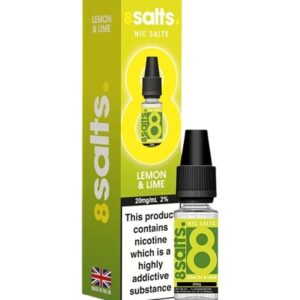 Lemon & Lime 10ml Nic Salt 8Salts By 88Vape