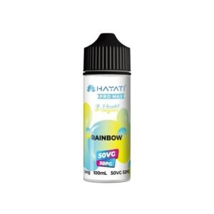 Rainbow 50/50 100ml E Liquid Hayati Pro Max